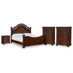 Lavinton King Poster Bed, 2 Chests and Nightstand - Image 2