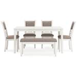 Erinberg Dining Table and 4 Chairs and Bench (Set of 6) - Image 4