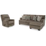 Stonemeade Sofa Chaise and Recliner