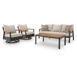 Carmel Highlands Outdoor Sofa/Chairs/Table (Set of 4) - Image 4