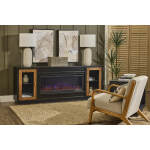 Chelsea 82" Fireplace Console W/ 42" Insert MSS1960NWT-BLK - Image 4