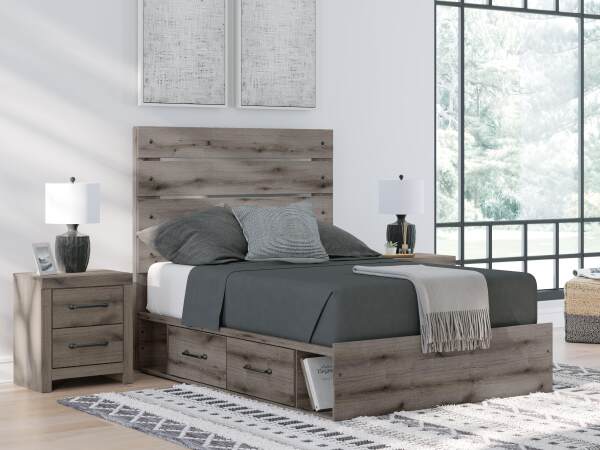 Graystorm Full Panel Bed with Storage - Image 3