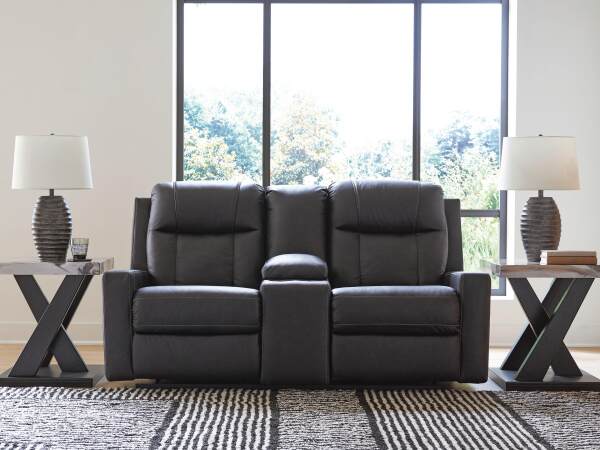 Mackmenville Reclining Loveseat with Console - Image 3
