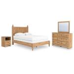Aleaport Queen Panel Bed, Dresser, Mirror and Nightstand