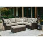 Brook Ranch Outdoor Sofa Sectional, Bench, Lounge Chair and Table - Image 21