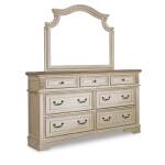 Realyn California King Upholstered Bed, Dresser, Mirror and Chest - Image 3