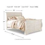 Willowton Queen Sleigh Bed