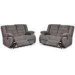 Tulen Set of 2 Reclining Loveseats