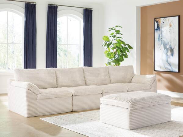 Fannin 4-Piece Sectional with Ottoman - Image 7