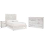 Paxberry Full Panel Bed, Dresser and Nightstand