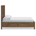 Cabalynn King Panel Bed with Storage, Dresser and Mirror - Image 17