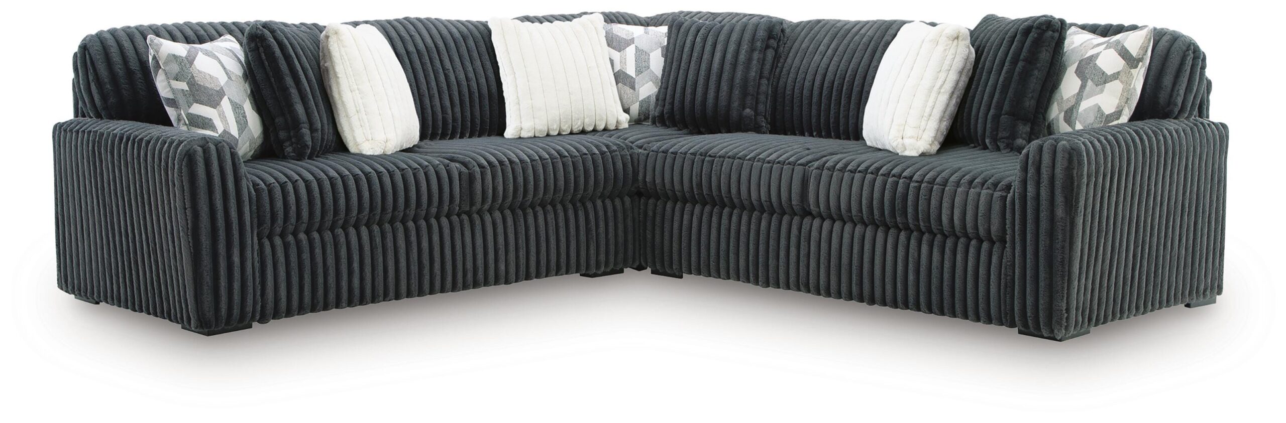 e3a0409836a388eaaca97a67ea176d29 Midnight-Madness 3-Piece Sectional - Image 1