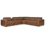 Magic Man 6-Piece Power Reclining Sectional with Console