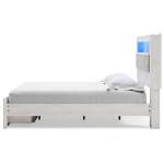 Altyra Queen Upholstered Bookcase Bed with Storage - Image 8