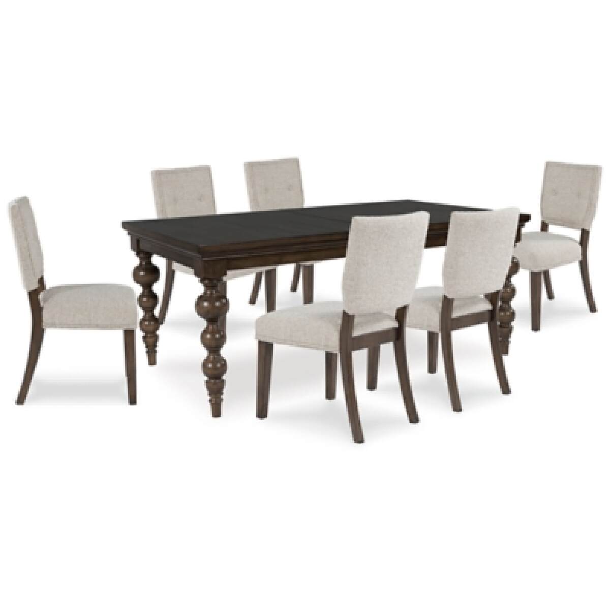 e4408330beb55c9179f7a92e6b9e61c9 Veramond Dining Table and 6 Chairs - Image 1