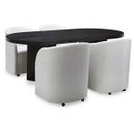 Rowanbeck Dining Table and 4 Chairs - Image 2