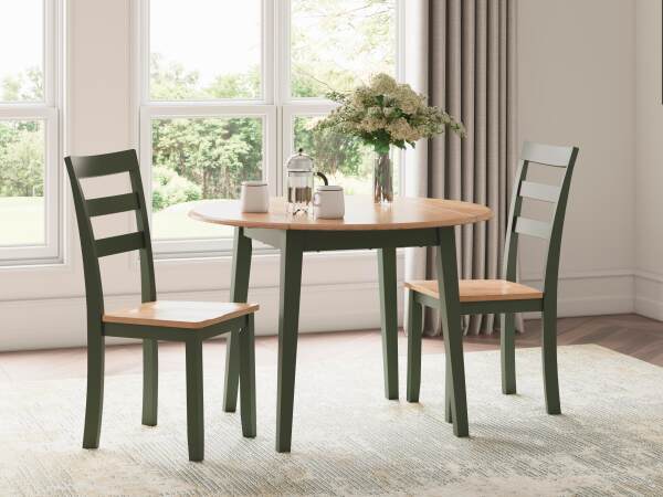 Gesthaven Dining Table and 2 Chairs - Image 2