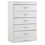 Anarasia Twin Sleigh Bed, Dresser, Mirror and Chest - Image 4