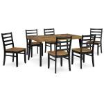 Blondon Dining Table and 6 Chairs (Set of 7) - Image 2