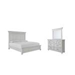 Kanwyn King Panel Bed, Dresser and Mirror