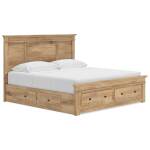 Makidern King Panel Storage Bed