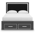Zuraleus Queen Upholstered Panel Platform Storage Bed - Image 7