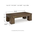 Rosswain Lift-top Coffee Table and 2 End Tables - Image 10