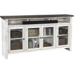 Eastport 74" Highboy Console W/ 4 Doors WME1255-DWT - Image 4