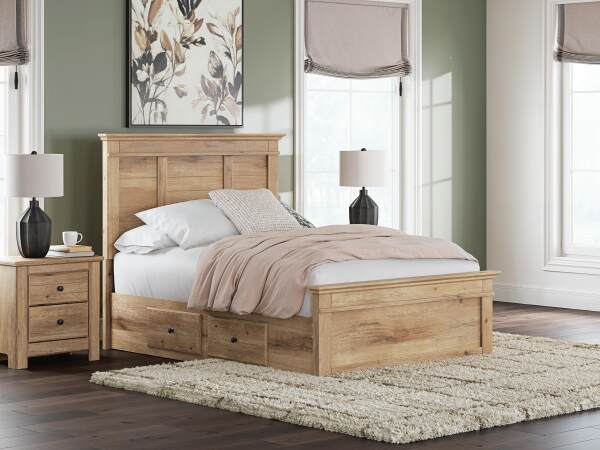 Makidern Full Panel Storage Bed - Image 3