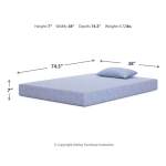 iKidz Ocean Twin Mattress and Pillow - Image 7