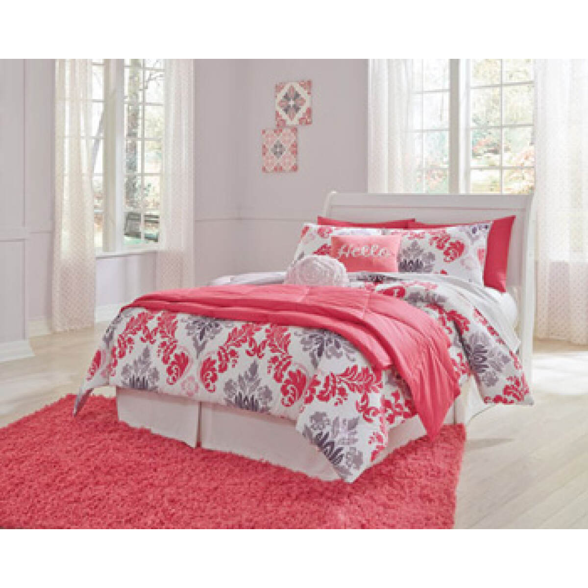 e866d373b93530d4917b4314655bfb56 Anarasia Full Sleigh Headboard - Image 1