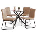 Pharwynn Dining Table and 4 Chairs