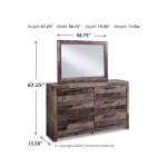 Derekson King Storage Bed, Dresser, Mirror and 2 Nightstands - Image 6