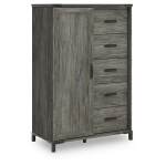 Frandern Queen Panel Bed, Dresser, Mirror, Chest and 2 Nightstands - Image 11