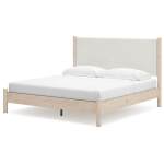Cadmori King Upholstered Panel Bed - Image 5