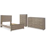 Culverbach Full Panel Bed, Dresser and Chest