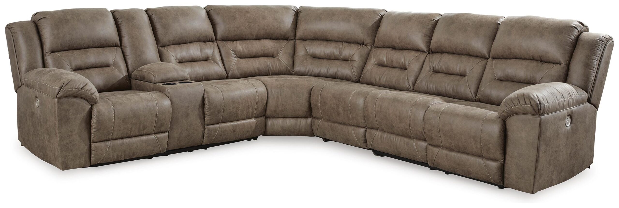 e90621d2ae2dad175ff6cf0dc251c59b Ravenel 4-Piece Power Reclining Sectional - Image 1