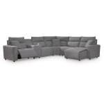 Modmax II 6-Piece Power Reclining Sectional with Chaise and Console
