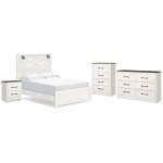 Gerridan Queen Panel Bed, Dresser, Chest and Nightstand