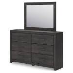 Hollivern Twin Panel Bed, Dresser and Mirror - Image 8
