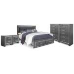 Lodanna King Storage Bed, 2 Chests and 2 Nightstands - Image 2