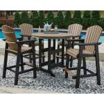 Fairen Trail Outdoor Counter Height Dining Table with 2 Barstools - Image 12