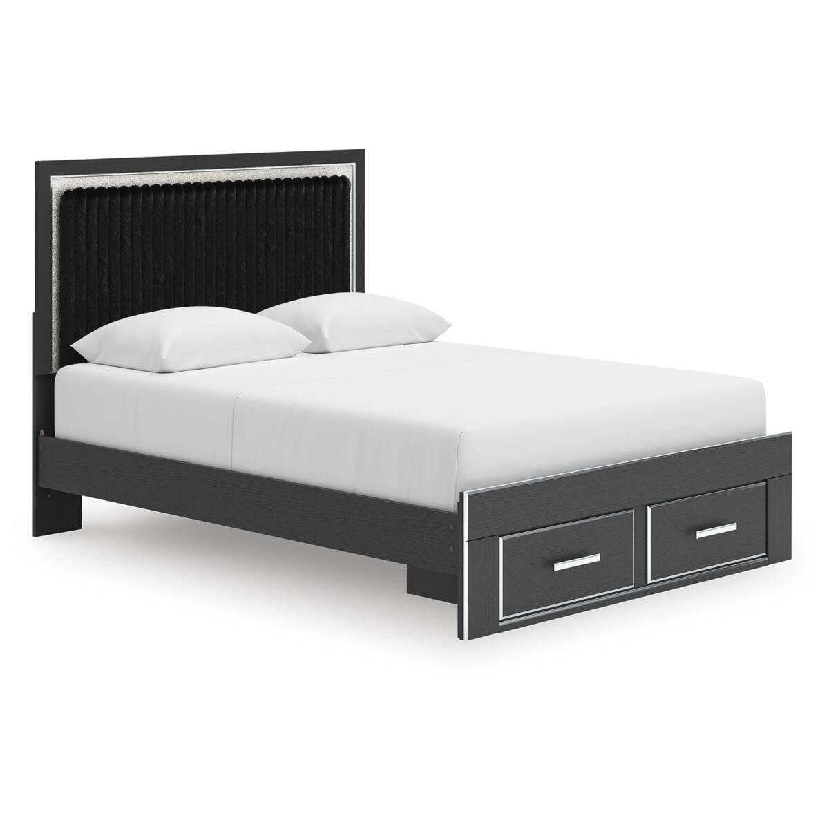 ea7bcac7a5dd472f92272b684735e97c Zuraleus Queen Upholstered Panel Platform Storage Bed - Image 1