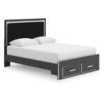 Zuraleus Queen Upholstered Panel Platform Storage Bed