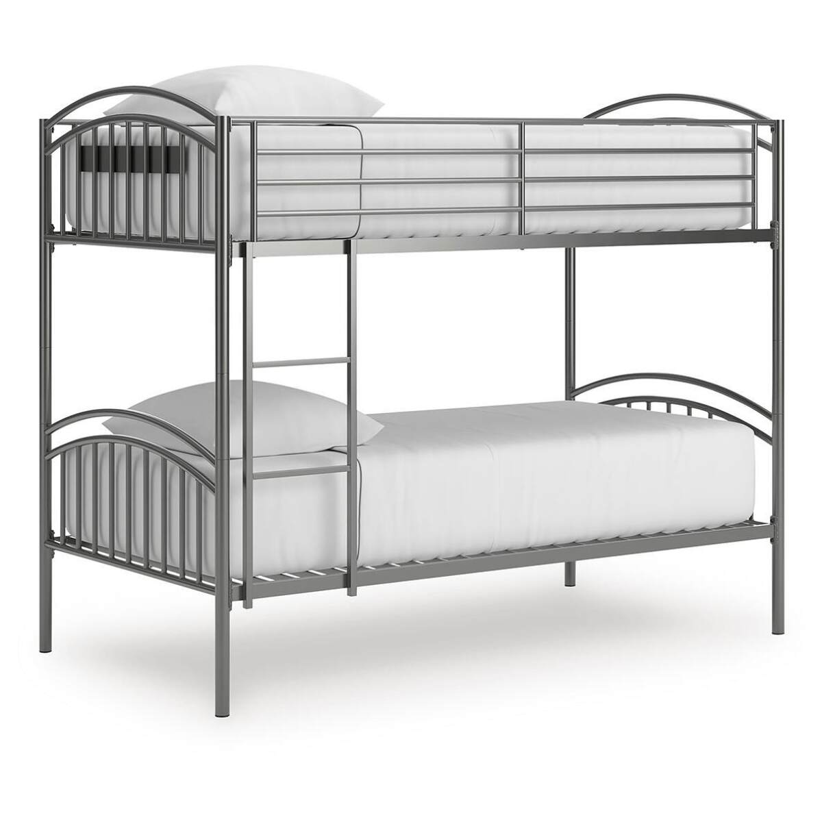 eb05e30294cffea5b836b8539d30fb4f Lanceburg Twin over Twin Bunk Bed and 2 Mattresses - Image 1