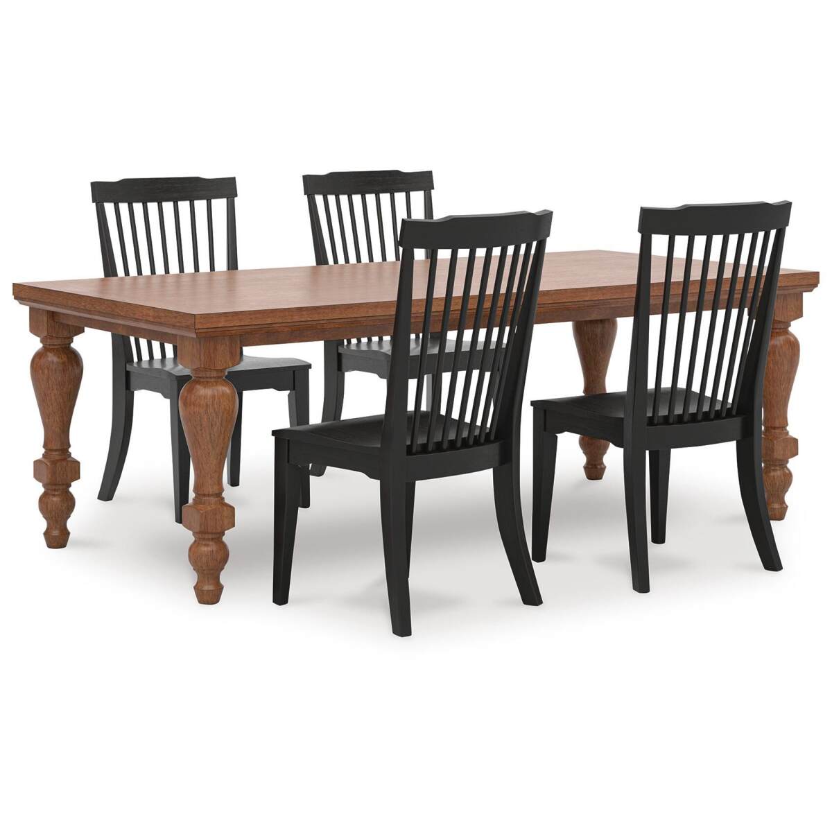 eb7fa5e608c05f64521eb4ce57eb4774 Greddinton Dining Table and 4 Chairs - Image 1