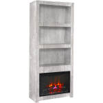 Avery Loft 74" Fireplace Display Case DY3472F12-GHT