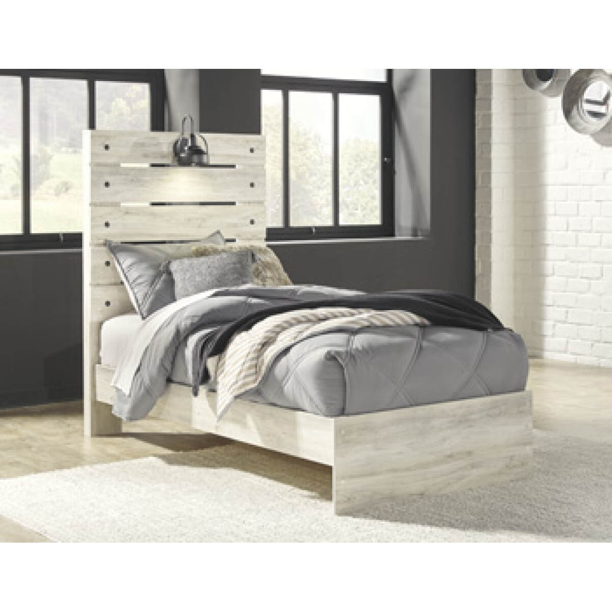 ec01a6b137d8c31a540db5a96803e94c Cambeck Twin Panel Bed - Image 1