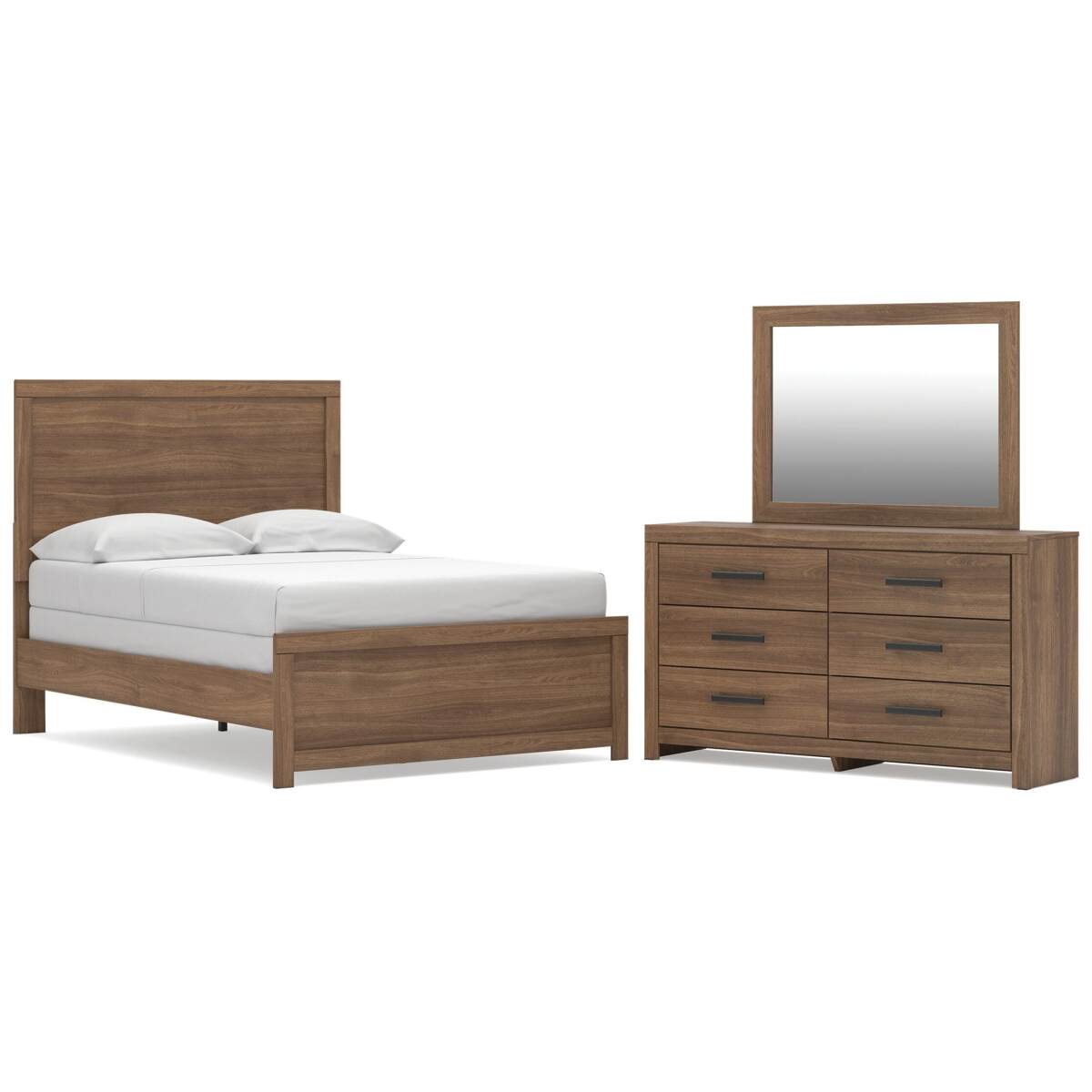 ec07c6261faaa9db491111c98a2f8ea9 Broachmyn Full Panel Bed, Dresser and Mirror - Image 1