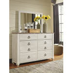 Willowton Dresser and Mirror